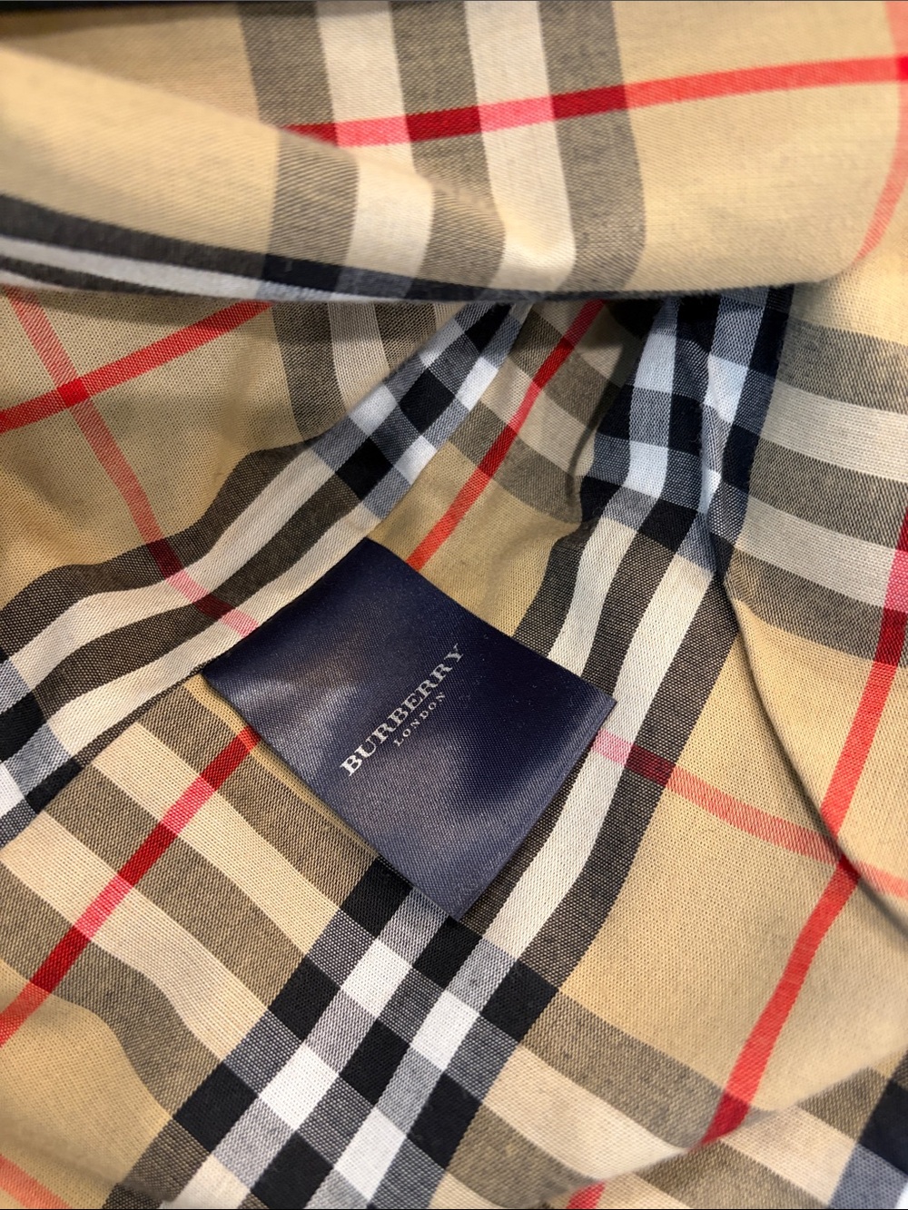 Burberry Black Double-Breasted Long Trench Coat with Signature Check Lining - Picture 9 of 16